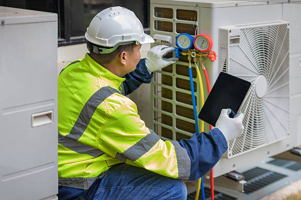 Professional Hvac Maintenance technician working in Sandston, VA